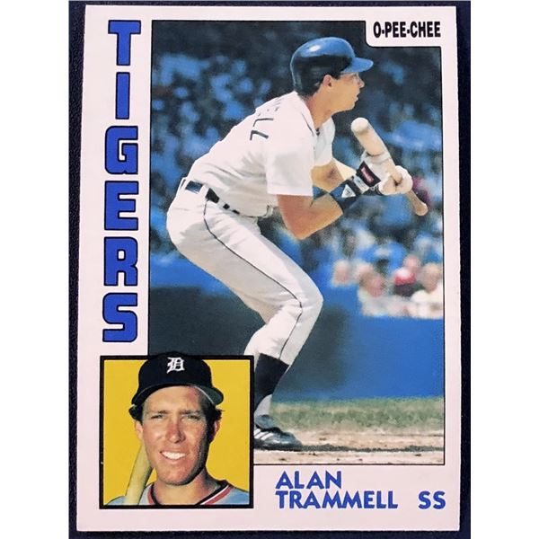 1984 O-PEE-CHEE ALAN TRAMMELL (HOF)