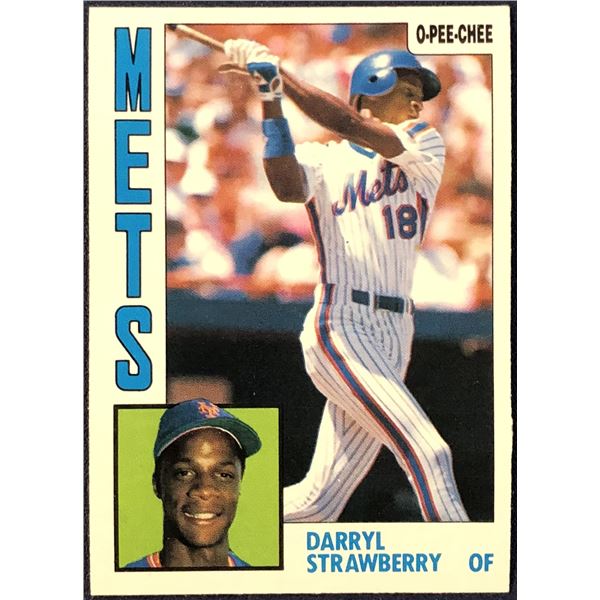 1984 O-PEE-CHEE DARRYL STRAWBERRY ROOKIE CARD