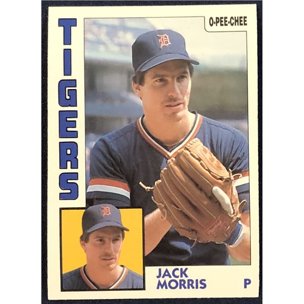 1984 O-PEE-CHEE JACK MORRIS (HOF)