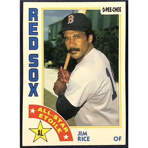 1984 O-PEE-CHEE JIM RICE (HOF)