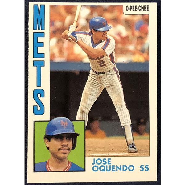 1984 O-PEE-CHEE JOSE OQUENDO ROOKIE CARD