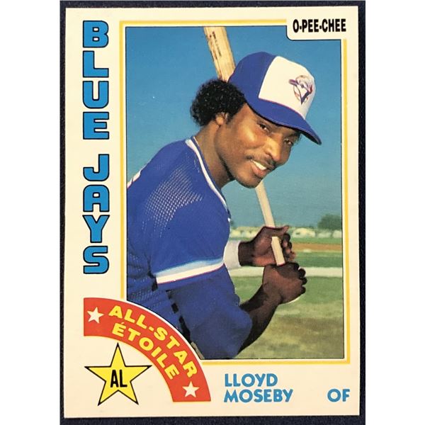 1984 O-PEE-CHEE LLOYD MOSEBY