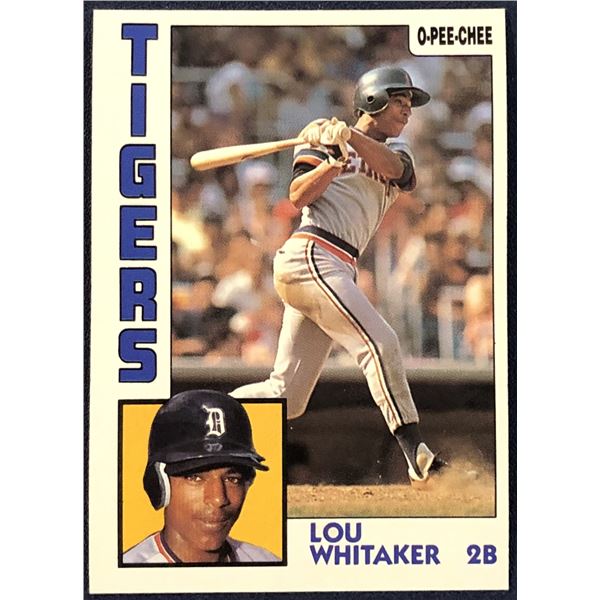 1984 O-PEE-CHEE LOU WHITAKER