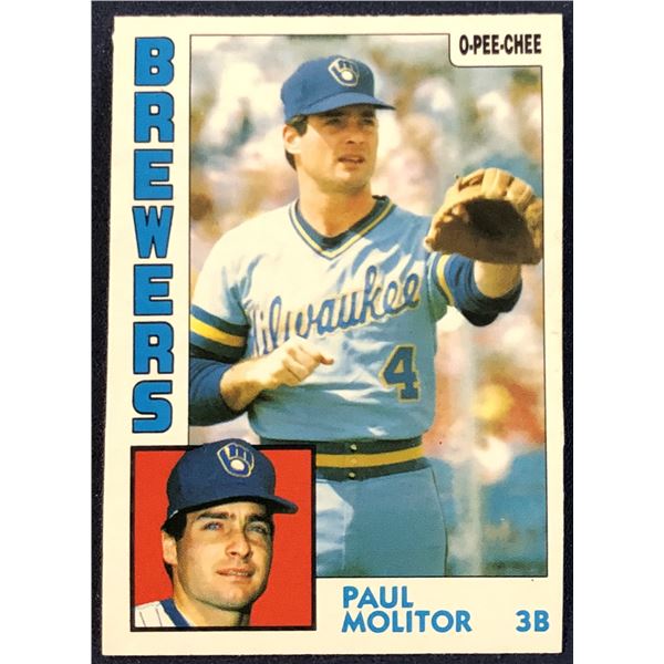 1984 O-PEE-CHEE PAUL MOLITOR (HOF)