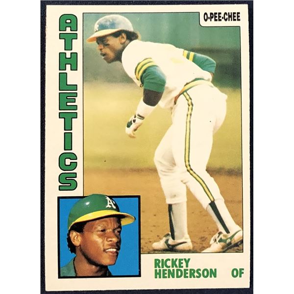 1984 O-PEE-CHEE RICKEY HENDERSON (HOF)