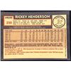 Image 2 : 1984 O-PEE-CHEE RICKEY HENDERSON (HOF)