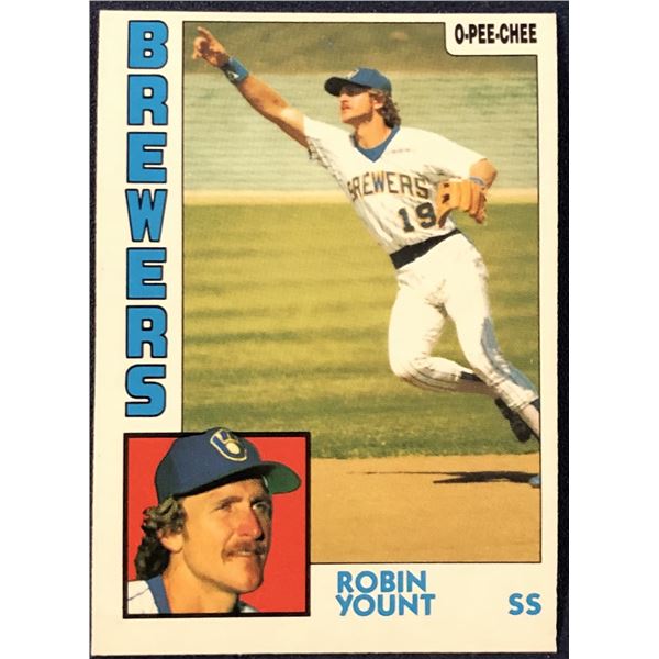 1984 O-PEE-CHEE ROBIN YOUNT (HOF)