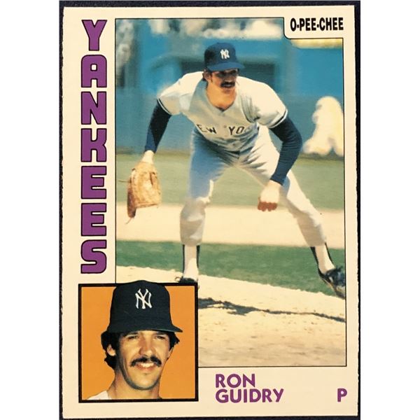 1984 O-PEE-CHEE RON GUIDRY