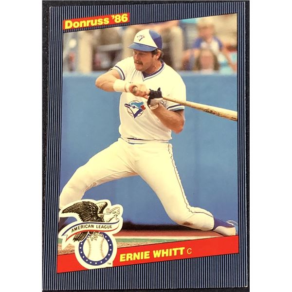 1986 DONRUSS OVERSIZE ERNIE WHITT