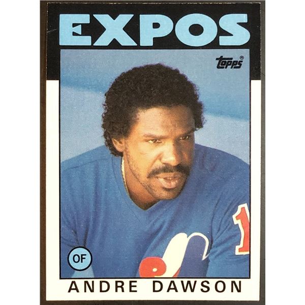 1986 TOPPS ANDRE DAWSON (HOF)