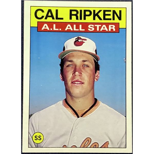 1986 TOPPS CAL RIPKEN JR. (HOF)