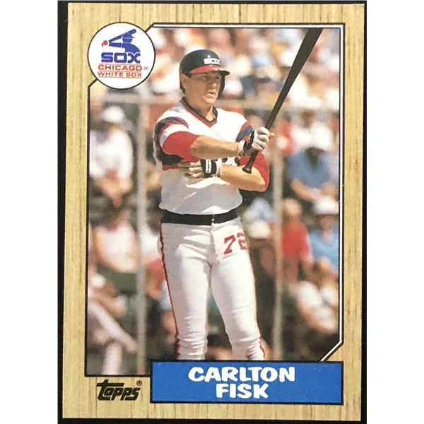 1987 TOPPS CARLTON FISK (HOF)