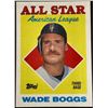 Image 1 : 1988 TOPPS WADE BOGGS (HOF)