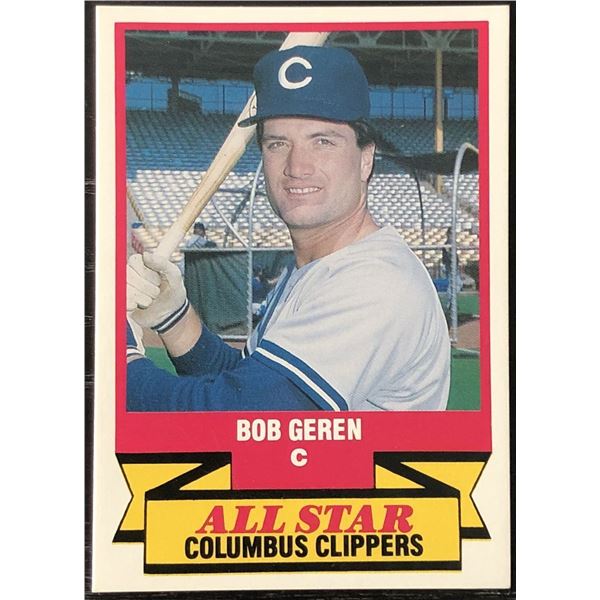 1989 COLUMBUS CLIPPERS BOB GEREN