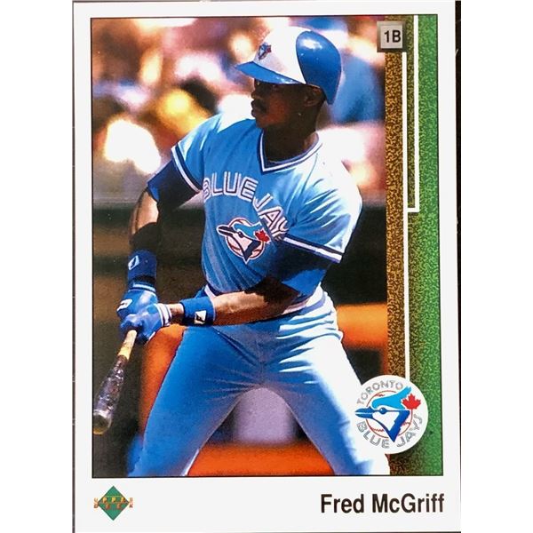 1989 UPPER DECK FRED McGRIFF (HOF)