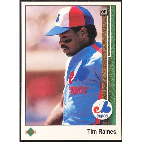 1989 UPPER DECK TIM RAINES (HOF)