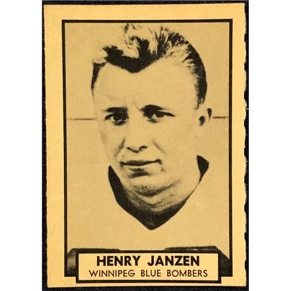 1962 O-PEE-CHEE CFL HENRY JANZEN