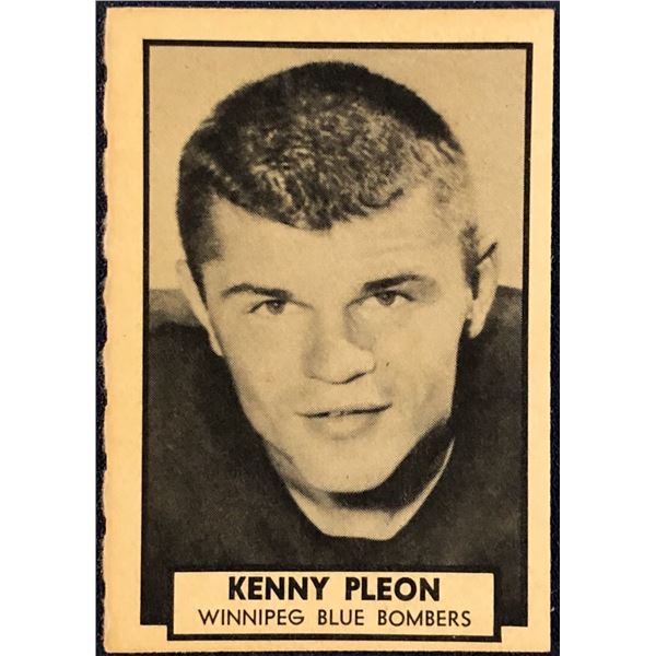 1962 O-PEE-CHEE CFL KENNY PLEON (HOF)