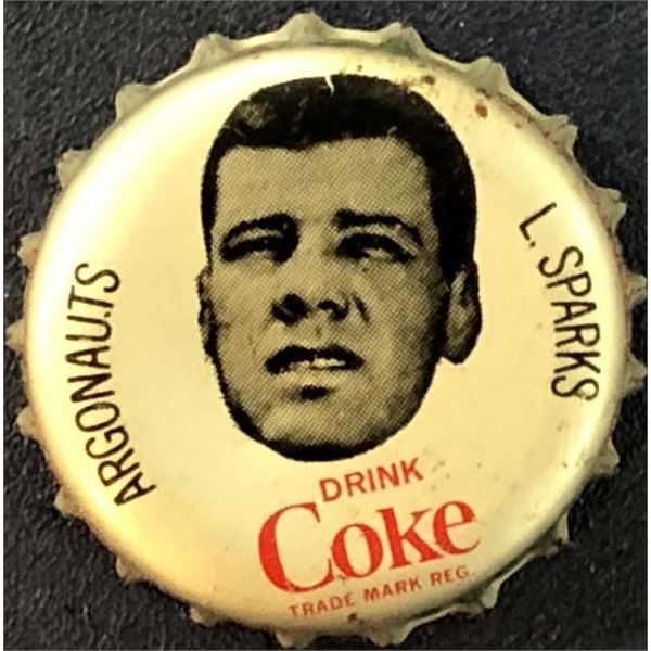 1965 COCA COLA CFL BOTTLE CAPS - LEN SPARKS