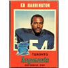Image 1 : 1971 O-PEE-CHEE CFL ED HARRINGTON (HOF)