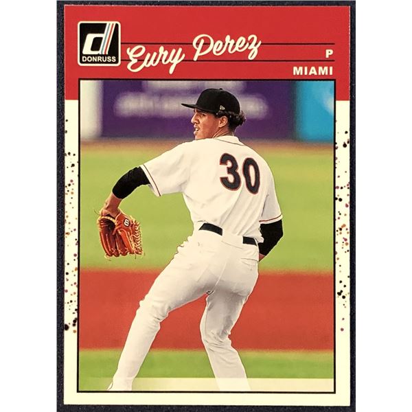 2023 DONRUSS EURY PEREZ ROOKIE CARD