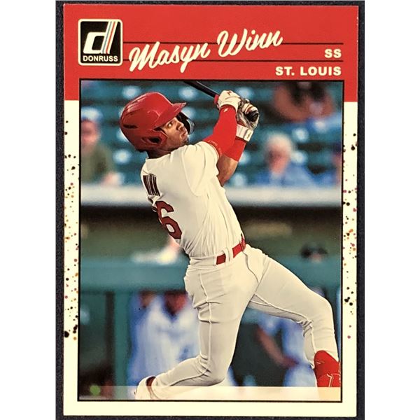 2023 DONRUSS MASYN WINN ROOKIE CARD