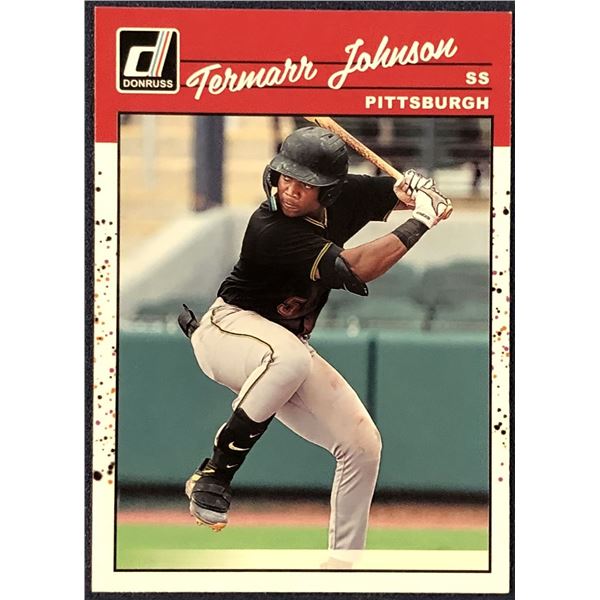 2023 DONRUSS TERMARR JOHNSON ROOKIE CARD