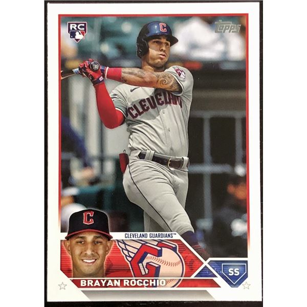 2023 TOPPS BRAYAN ROCCHIO ROOKIE CARD