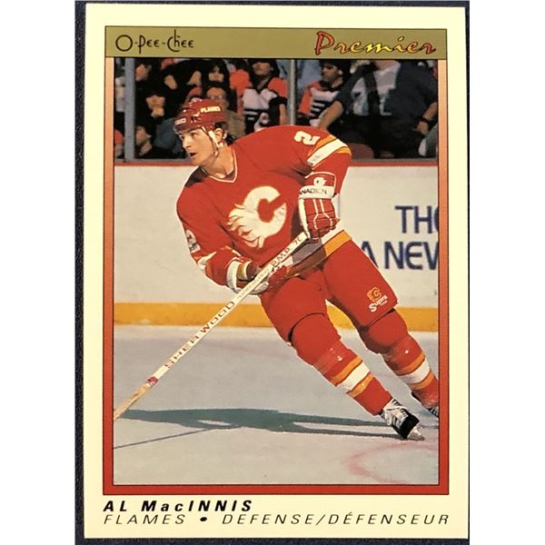 1990-91 O-PEE-CHEE PREMIER AL MacINNIS (HOF)