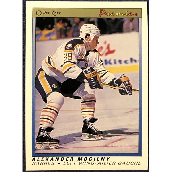 1990-91 O-PEE-CHEE PREMIER ALEX MOGILNY (HOF) ROOKIE CARD