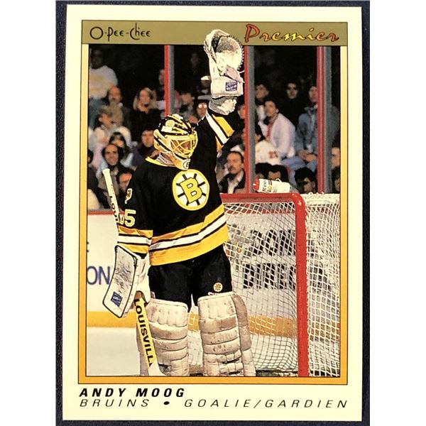 1990-91 O-PEE-CHEE PREMIER ANDY MOOG