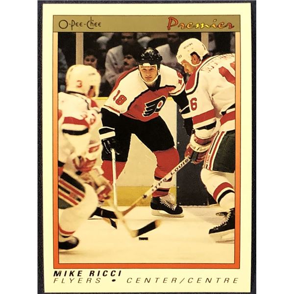 1990-91 O-PEE-CHEE PREMIER MIKE RICCI ROOKIE CARD
