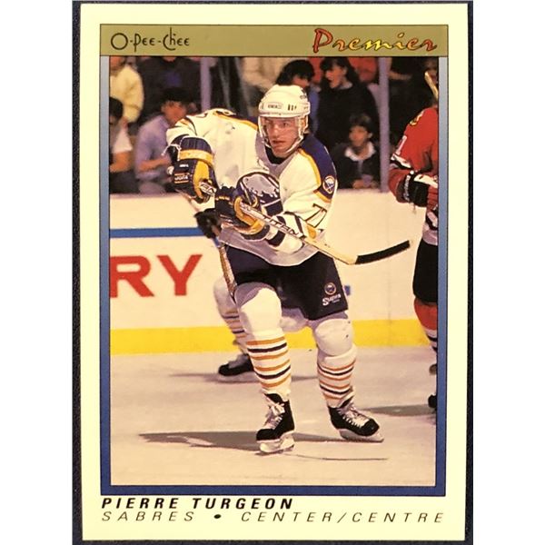 1990-91 O-PEE-CHEE PREMIER PIERRE TURGEON (HOF)