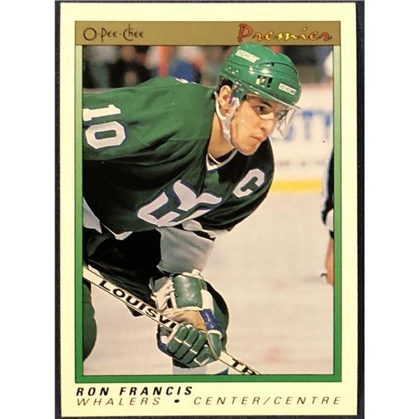 1990-91 O-PEE-CHEE PREMIER RON FRANCIS (HOF)