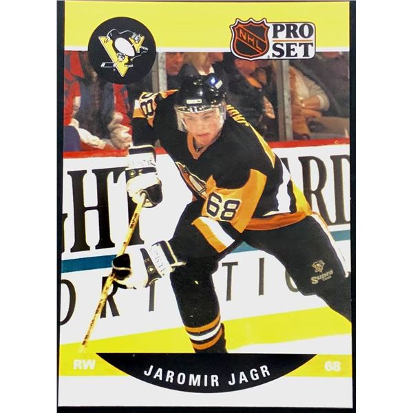 1990-91 PRO SET JAROMIR JAGR (HOF) ROOKIE CARD