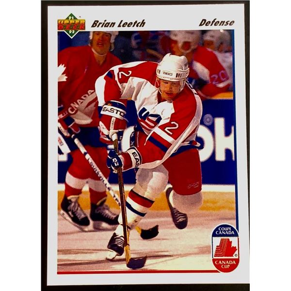 1991-92 UPPER DECK BRIAN LEETCH (HOF)