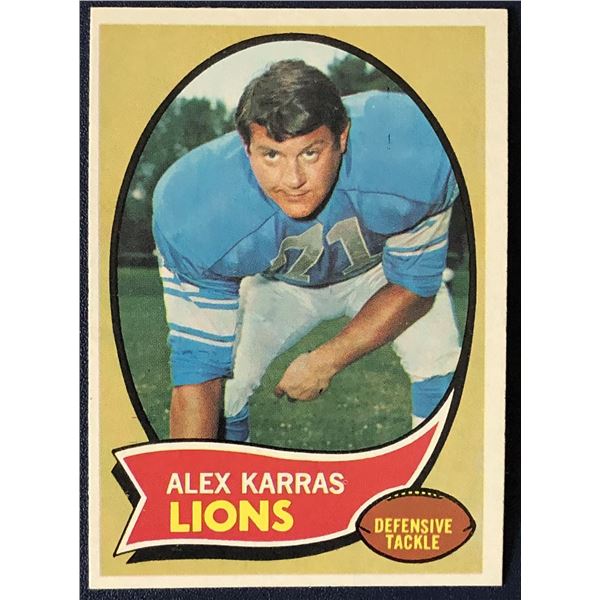 1970 TOPPS ALEX KARRAS (HOF)