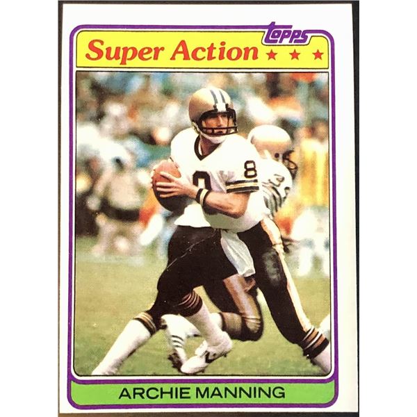 1981 TOPPS ARCHIE MANNING