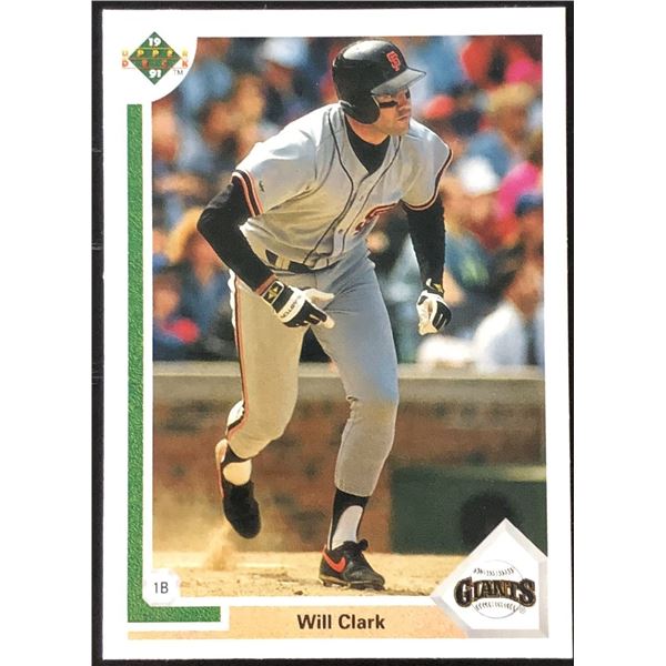 1991 UPPER DECK WILL CLARK