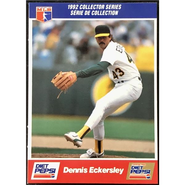 1992 DIET PEPSI DENNIS ECKERSLEY (HOF)