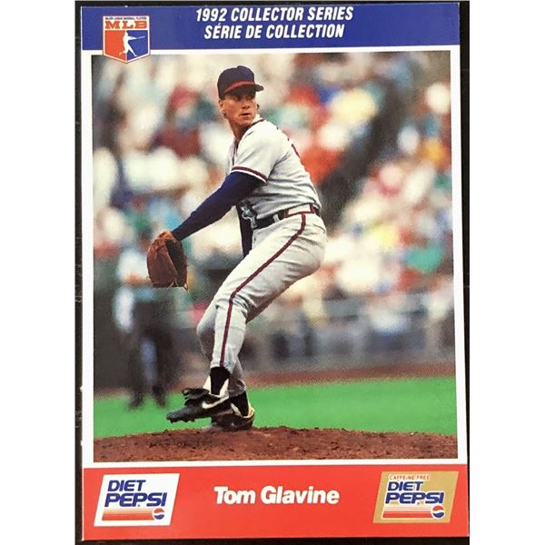 1992 DIET PEPSI TOM GLAVINE (HOF)