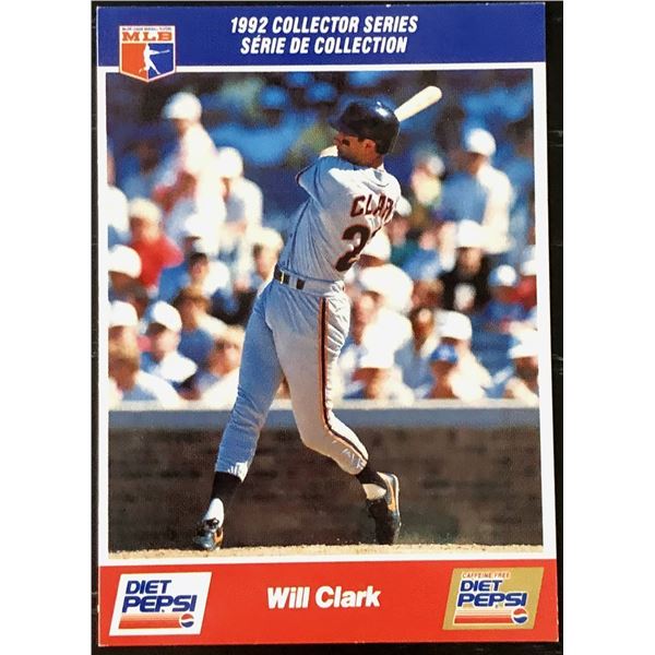 1992 DIET PEPSI WILL CLARK