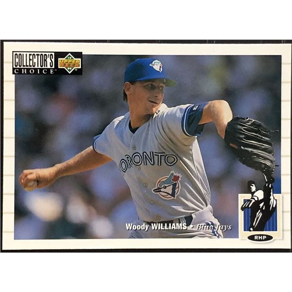 1994 UPPER DECK WOODY WILLIAMS ROOKIE CARD