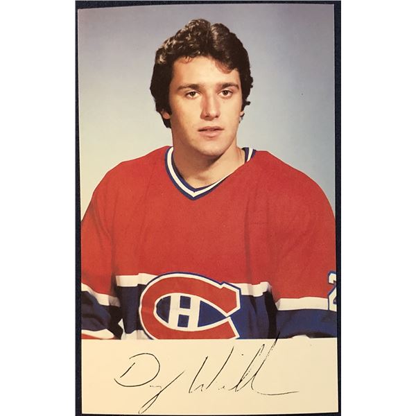 1981-82 MONTREAL CANADIENS POST CARDS - DOUG WICKENHEISER