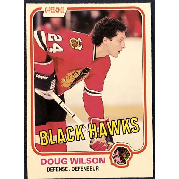 1981-82 O-PEE-CHEE DOUG WILSON (HOF)
