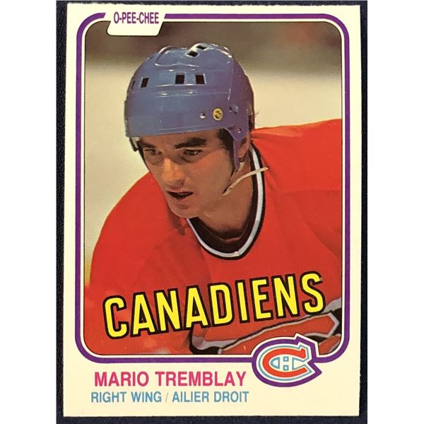 1981-82 O-PEE-CHEE MARIO TREMBLAY