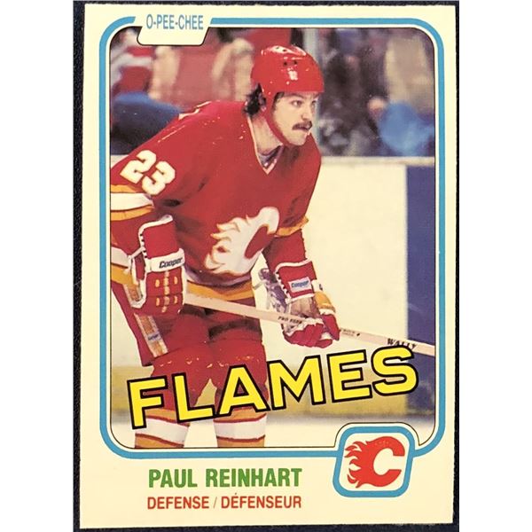 1981-82 O-PEE-CHEE PAUL REINHART