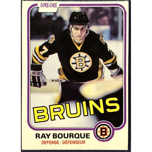1981-82 O-PEE-CHEE RAY BOURQUE (HOF)