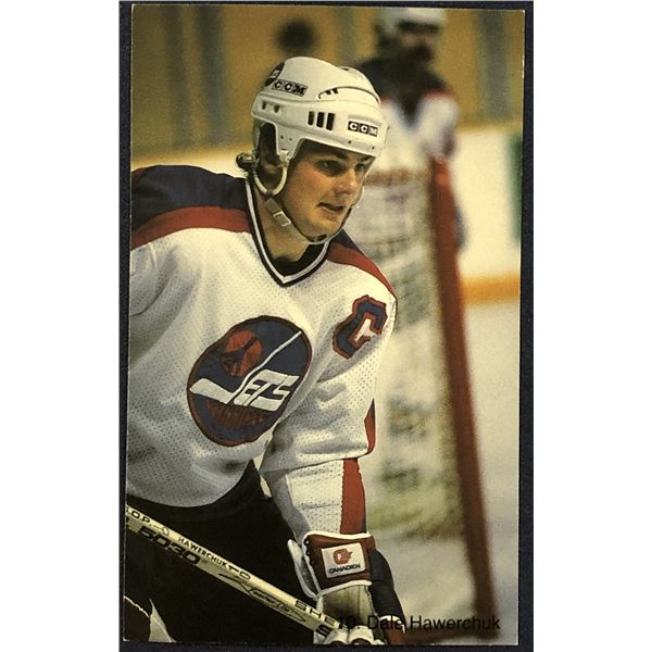 1984-85 WINNIPEG JETS POST CARDS - DALE HAWERCHUK (HOF)