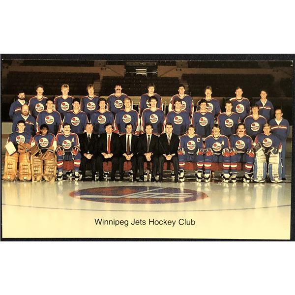 1984-85 WINNIPEG JETS POST CARDS - TEAM PHOTO
